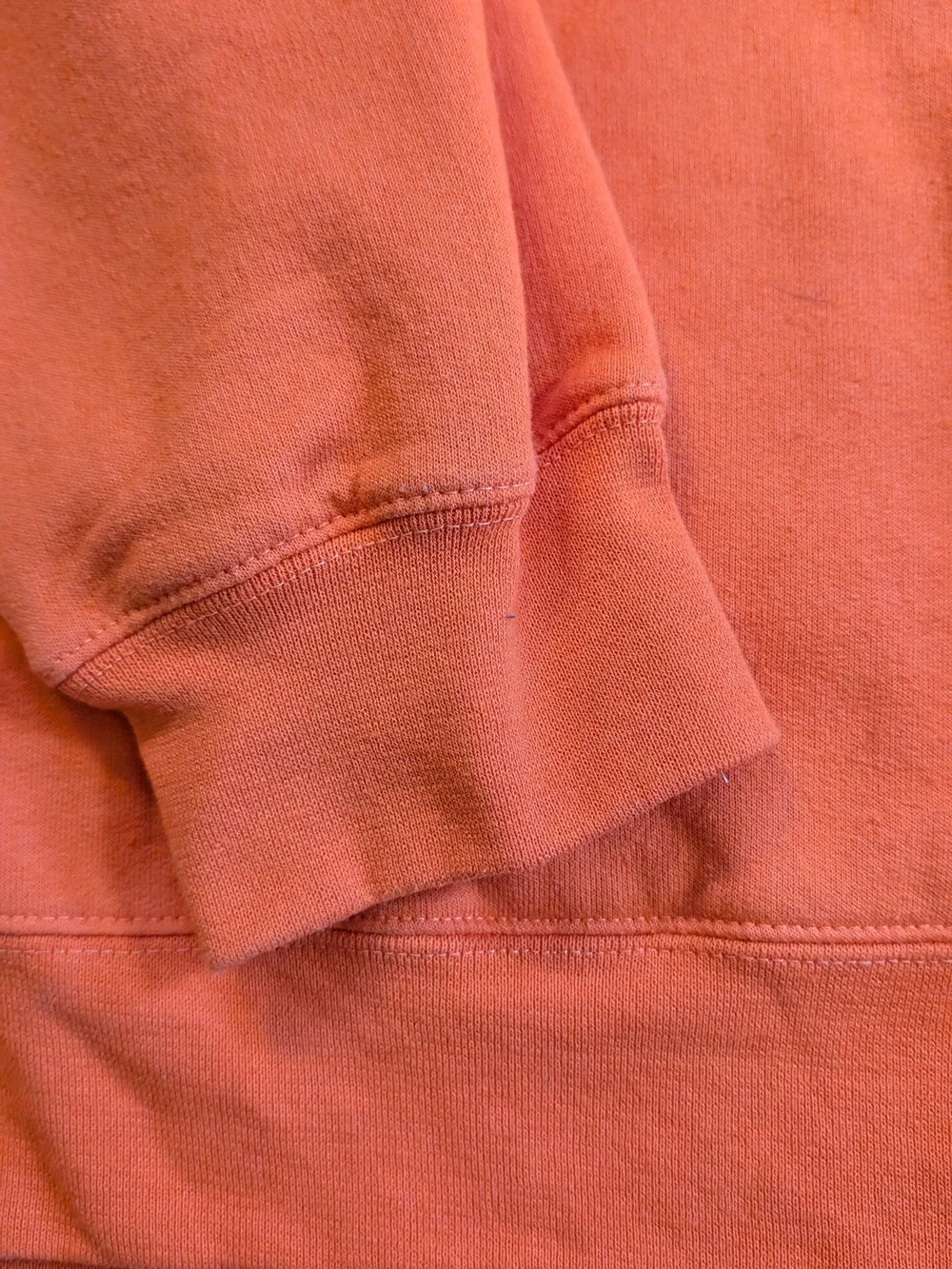 adidas Men's Orange Logo Pullover Hoodie
